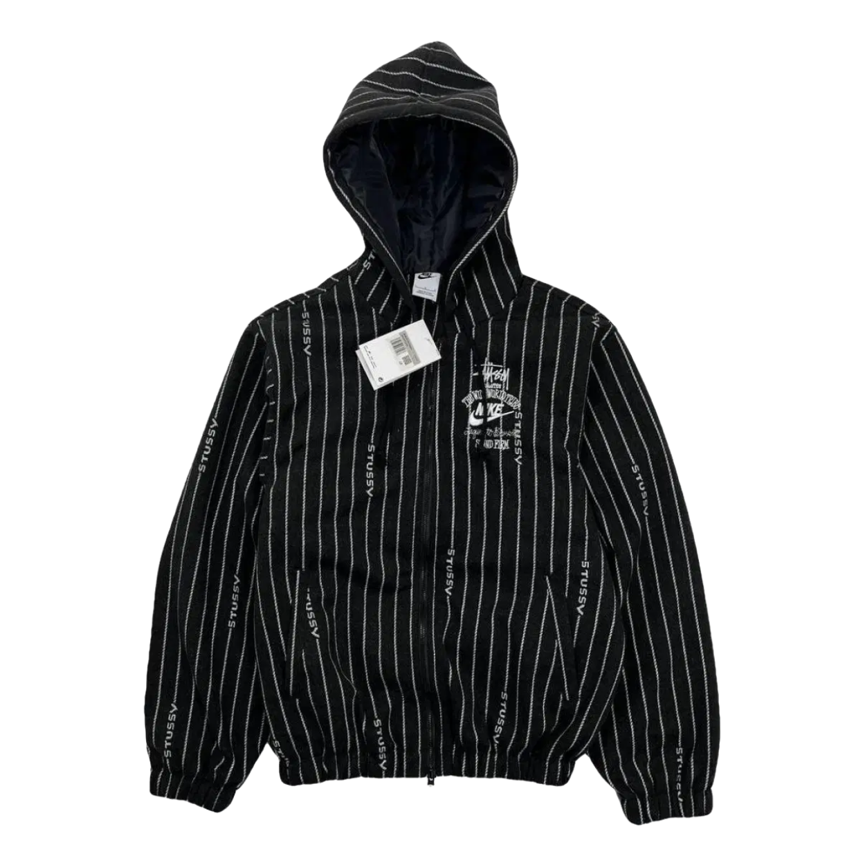 Nike x Stussy Stripe Wool Jacket