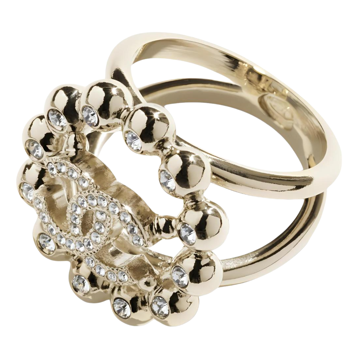 Chanel Coco Mark Crystal Ring