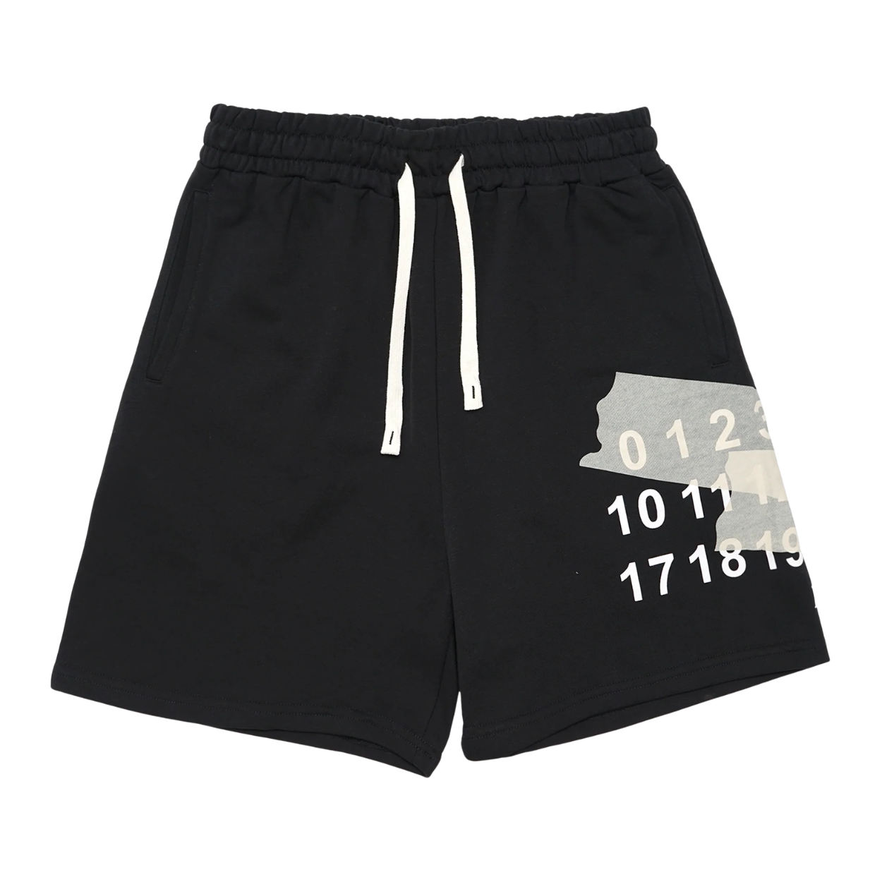 MM6 Maison Margiela Tape Number Logo Sweatshorts
