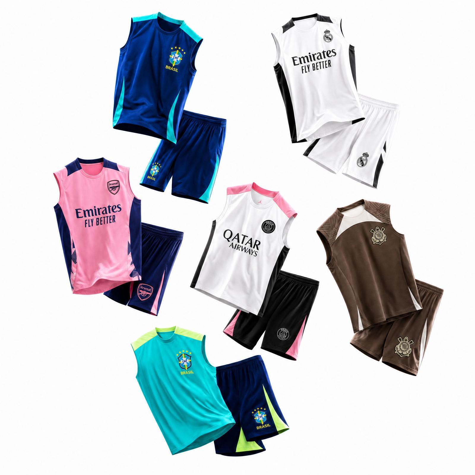 Football Summer Tracksuits No Arms